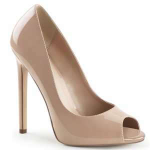 Beige Pleaser Sexy-42 Women's Pumps | AUSTRALIA AVTMQ