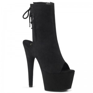 Black Pleaser Adore-1018FS Suede Women's Heels Boots | AUSTRALIA GIPQO