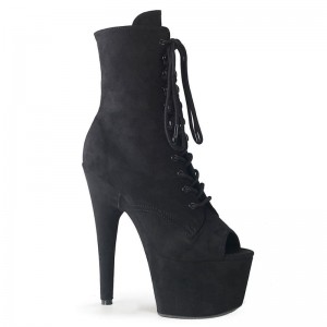 Black Pleaser Adore-1021FS Suede Women's Heels Boots | AU EABNSJP