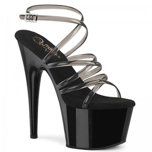 Black Pleaser Adore-706 Women's Platform Heels Sandals | AUSTRALIA ZDNWS