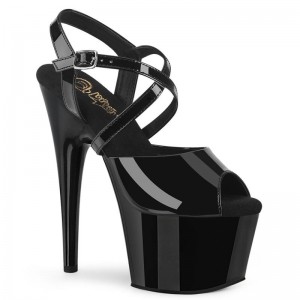 Black Pleaser Adore-724 Women's Platform Heels Sandals | AUSTRALIA PJSGU