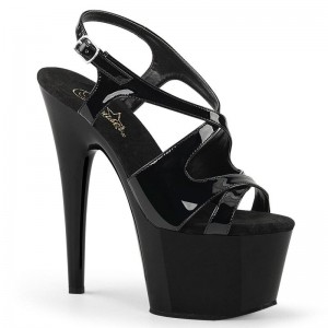 Black Pleaser Adore-730 Women's Platform Heels Sandals | AUSTRALIA RQIWF