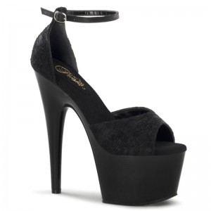 Black Pleaser Adore-768 Women's Platform Heels Sandals | AU IXVKJFD