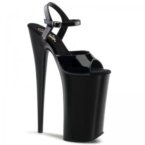 Black Pleaser Beyond-009 Women's Platform Heels Sandals | AU WEBSOYD