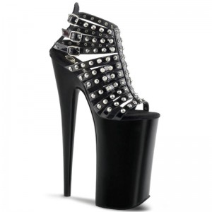 Black Pleaser Beyond-093 Women's Platform Heels Sandals | AUSTRALIA QWSLH