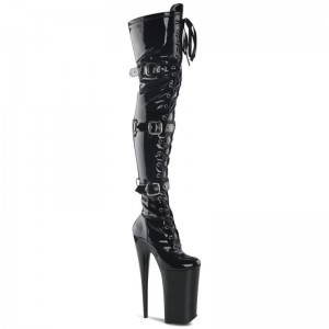 Black Pleaser Beyond-3028 Women's Thigh High Boots | AU KUQGROI