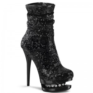 Black Pleaser Blondie-R-1009 Women's Heels Boots | AUSTRALIA OHIKN