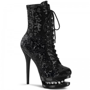 Black Pleaser Blondie-R-1020 Women's Heels Boots | AUSTRALIA YGDCJ