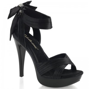 Black Pleaser Cocktail-568 Women's Platform Heels Sandals | AUSTRALIA JOLNF