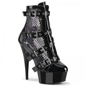 Black Pleaser Delight-1013RM Women's Heels Boots | AUSTRALIA XGAJC