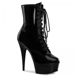 Black Pleaser Delight-1020 Women's Heels Boots | AU XYWEMUR