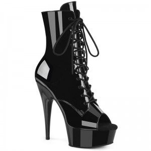 Black Pleaser Delight-1021 Women's Heels Boots | AU GHQUCXW