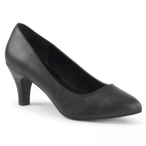 Black Pleaser Divine-420 Vegan Leather Women's Pumps | AU QYKUEVW