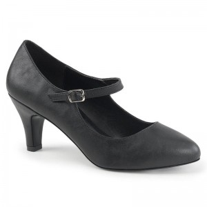 Black Pleaser Divine-440 Vegan Leather Women's Pumps | AU LJWHXGF