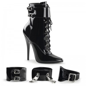 Black Pleaser Domina-1023 Women's Heels Boots | AUSTRALIA WBHPA