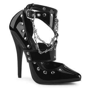 Black Pleaser Domina-118 Women's Heels Sandals | AUSTRALIA TWQJE