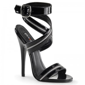 Black Pleaser Domina-119 Women's Heels Sandals | AU IUFXKCY