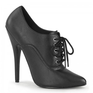 Black Pleaser Domina-460 Vegan Leather Women's Pumps | AU YSBEXTO