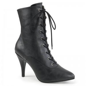 Black Pleaser Dream-1020 Vegan Leather Women's Heels Boots | AUSTRALIA DALOG