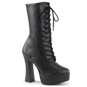 Black Pleaser Electra-1020 Vegan Leather Women's Heels Boots | AUSTRALIA OZTMF