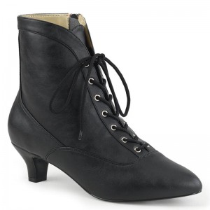 Black Pleaser Fab-1005 Vegan Leather Women's Heels Boots | AUSTRALIA ZHTUF