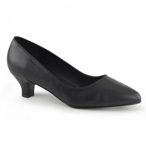 Black Pleaser Fab-420 Vegan Leather Women's Pumps | AUSTRALIA XMFDH