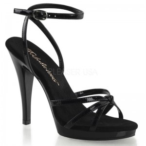 Black Pleaser Flair-436 Women's Heels Sandals | AUSTRALIA RPYAM