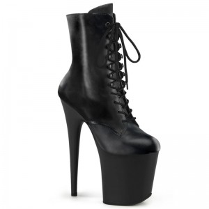 Black Pleaser Flamingo-1020 Women's Heels Boots | AUSTRALIA ZSKVN