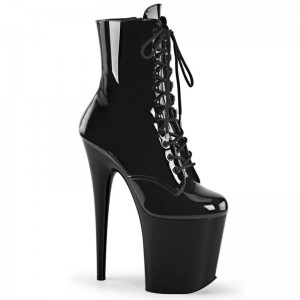 Black Pleaser Flamingo-1020 Women's Heels Boots | AU WNHFIAE