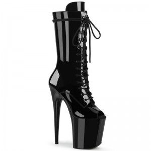 Black Pleaser Flamingo-1051 Women's Heels Boots | AUSTRALIA CBQOF