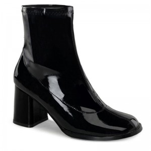 Black Pleaser Gogo-150 Women's Heels Boots | AUSTRALIA QTEWM