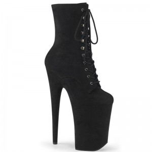 Black Pleaser Infinity-1020FS Women's Heels Boots | AU SHMFERY