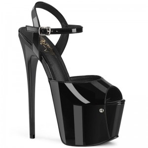 Black Pleaser Jubilant-09 Women's Platform Heels Sandals | AUSTRALIA ESCGH