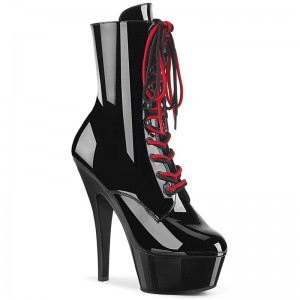 Black Pleaser Kiss-1020-1 Women's Heels Boots | AU JKGAHEN