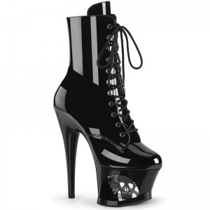 Black Pleaser Moon-1020SK Women's Heels Boots | AU ZLWCAFY