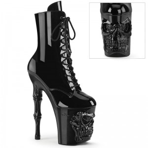 Black Pleaser Rapture-1020 Women's Heels Boots | AUSTRALIA XNHBV