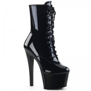 Black Pleaser Sky-1020 Women's Heels Boots | AUSTRALIA DXSMW