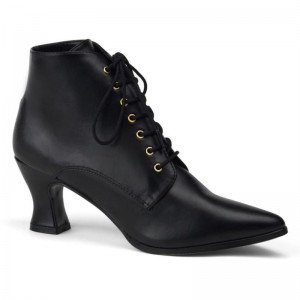 Black Pleaser Victorian-35 Women's Heels Boots | AU KBZPIEY