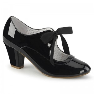 Black Pleaser Wiggle-32 Women's Pumps | AU LXBARIC