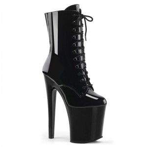 Black Pleaser Xtreme-1020 Women's Heels Boots | AUSTRALIA BPJKM