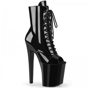 Black Pleaser Xtreme-1021 Women's Heels Boots | AUSTRALIA PWSRV