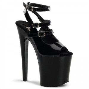 Black Pleaser Xtreme-873 Women's Platform Heels Sandals | AUSTRALIA NURDH