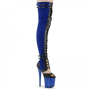 Blue Pleaser Flamingo-3027 Women's Thigh High Boots | AUSTRALIA JHITR