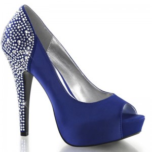 Blue Pleaser Lolita-08 Women's Pumps | AU KZVRUAQ