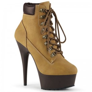 Brown Pleaser Delight-600TL-02 Women's Heels Boots | AU VUNQETZ