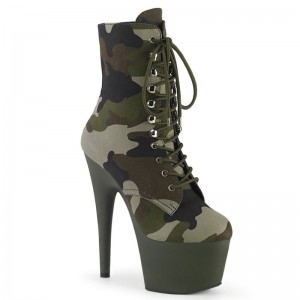 Camo Pleaser Adore-1020CAMO Women's Heels Boots | AU JWZIDQY