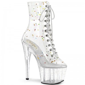 Clear Pleaser Adore-1020C-2 Women's Heels Boots | AUSTRALIA BSCTM