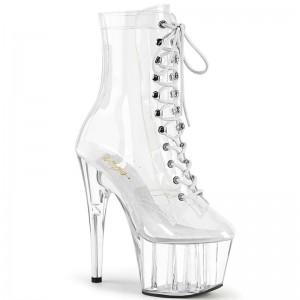 Clear Pleaser Adore-1020C Women's Heels Boots | AUSTRALIA APEBX