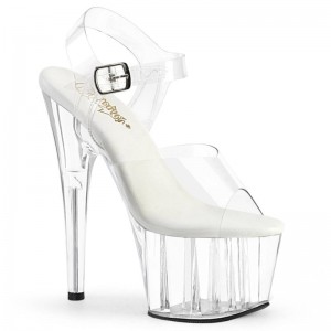 Clear Pleaser Adore-708VL Women's Platform Heels Sandals | AUSTRALIA NTQPU