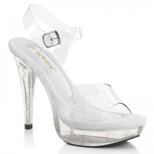 Clear Pleaser Cocktail-508MG Women's Platform Heels Sandals | AU VCPDAQO